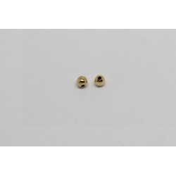1000 Perles metal dore 3 mm