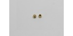 1000 Perles metal dore 3 mm