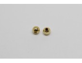 500 Perles metal dore 5 mm