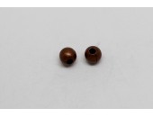 250 perles metal cuivre antique 6 mm