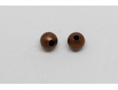 100 perles metal cuivre antique 8 mm