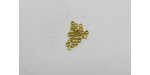 25 grs perles a ecraser dore 0.9 mm (~1500 pcs)