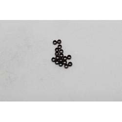 25 grs perles a ecraser black metal 0.9 mm (~1500 pcs)