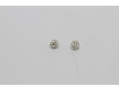 50 perles filigranne 4mm ARGENT VERITABLE
