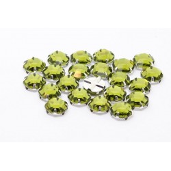 72 strass a coudre olivine SS20