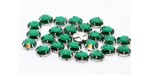 72 strass a coudre emerald SS30