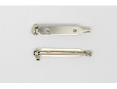 10 Attaches de broche "BALLOU" a coller 25mm