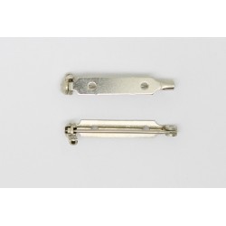 10 Attaches de broche "BALLOU" a coller 25mm