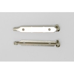 10 Attaches de broche "BALLOU" a coller 30mm