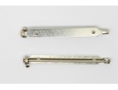 10 Attaches de broche "BALLOU" a coller 40mm