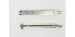 10 Attaches de broche "BALLOU" a coller 40mm