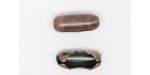 25 fermoirs chaine boule cuivree antique 4.5mm