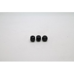 1 000 cubes arrondis bois noir 6 mm