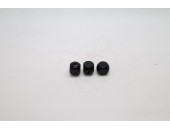 500 cubes arrondis bois noir 8 mm