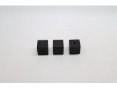 500 cubes bois noir 6 mm