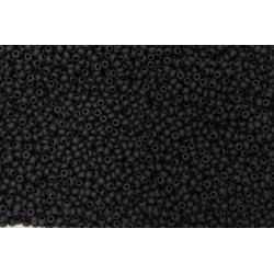 250 grs rocaille noir mat 5/0
