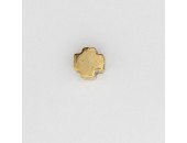 50 perles metal doré antique 6.5x6.5x4mm
