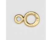 50 anneaux pour crochets metal doré antique 18x11x1mm