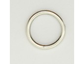 50 anneaux pour fermoir metal argenté antique 19x2mm