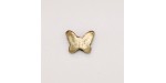 50 perles papillons metal doré antique 10x8x3mm