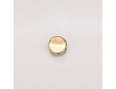 50 perles plates metal doré antique 5.5x3mm