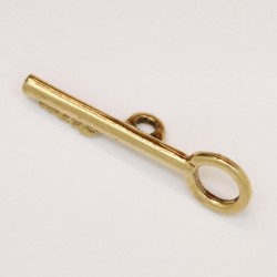 25 clefs metal doré antique 32.5x6x2mm