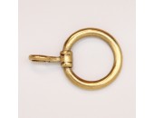25 anneaux pour fermoir metal doré antique 28x18x2mm