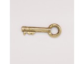 100 clefs metal doré antique 18x6x1mm