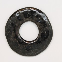 5 Donuts metal black métal 44x3mm