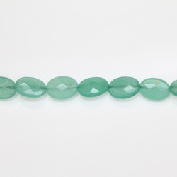 Ovales Facettes Jade ''CANDY'' teinté 10x14 Vert 02
