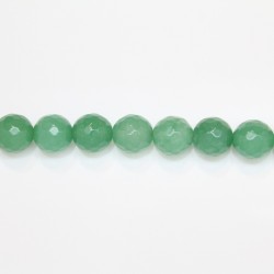 Perles Facettes Jade ''CANDY'' teinté 12mm Vert 02