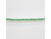 Perles Rondes Jade ''CANDY'' teinté 4mm Vert 02