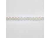 Perles Facettes Jade ''CANDY'' teinté 6mm Blanc 06