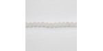Perles Rondes Jade ''CANDY'' teinté 6mm Blanc 06