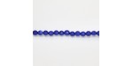 Perles Facettes Jade ''CANDY'' teinté 6mm Bleu 09