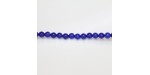 Perles Rondes Jade ''CANDY'' teinté 6mm Bleu 09