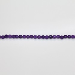 Perles Facettes Jade ''CANDY'' teinté 4mm Violet 11