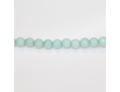 Perles Facettes Jade ''CANDY'' teinté 8mm Bleu 12