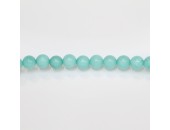 Perles Rondes Jade ''CANDY'' teinté 8mm Bleu 12