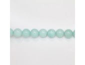 Perles Rondes Jade ''CANDY'' teinté 10mm Bleu 12