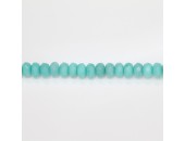 Rondelles Facettes Jade ''CANDY'' teinté 8mm Bleu 12