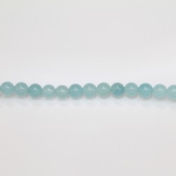 Perles Rondes Jade ''CANDY'' teinté 6mm Bleu 13