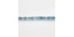 Rondelles Facettes Jade ''CANDY'' teinté 8mm Bleu 13