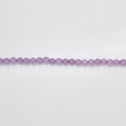 Perles Facettes Jade ''CANDY'' teinté 4mm Violet 22