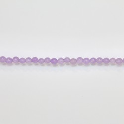 Perles Rondes Jade ''CANDY'' teinté 4mm Violet 22