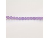 Perles Rondes Jade ''CANDY'' teinté 6mm Violet 22