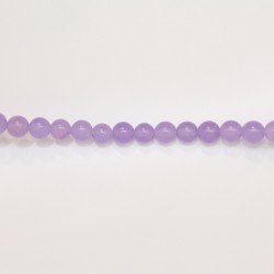 Perles Rondes Jade ''CANDY'' teinté 6mm Violet 22