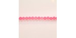 Perles Rondes Jade ''CANDY'' teinté 6mm Rose 25