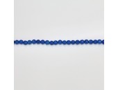 Perles Facettes Jade ''CANDY'' teinté 4mm Bleu 28