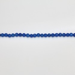 Perles Facettes Jade ''CANDY'' teinté 4mm Bleu 28